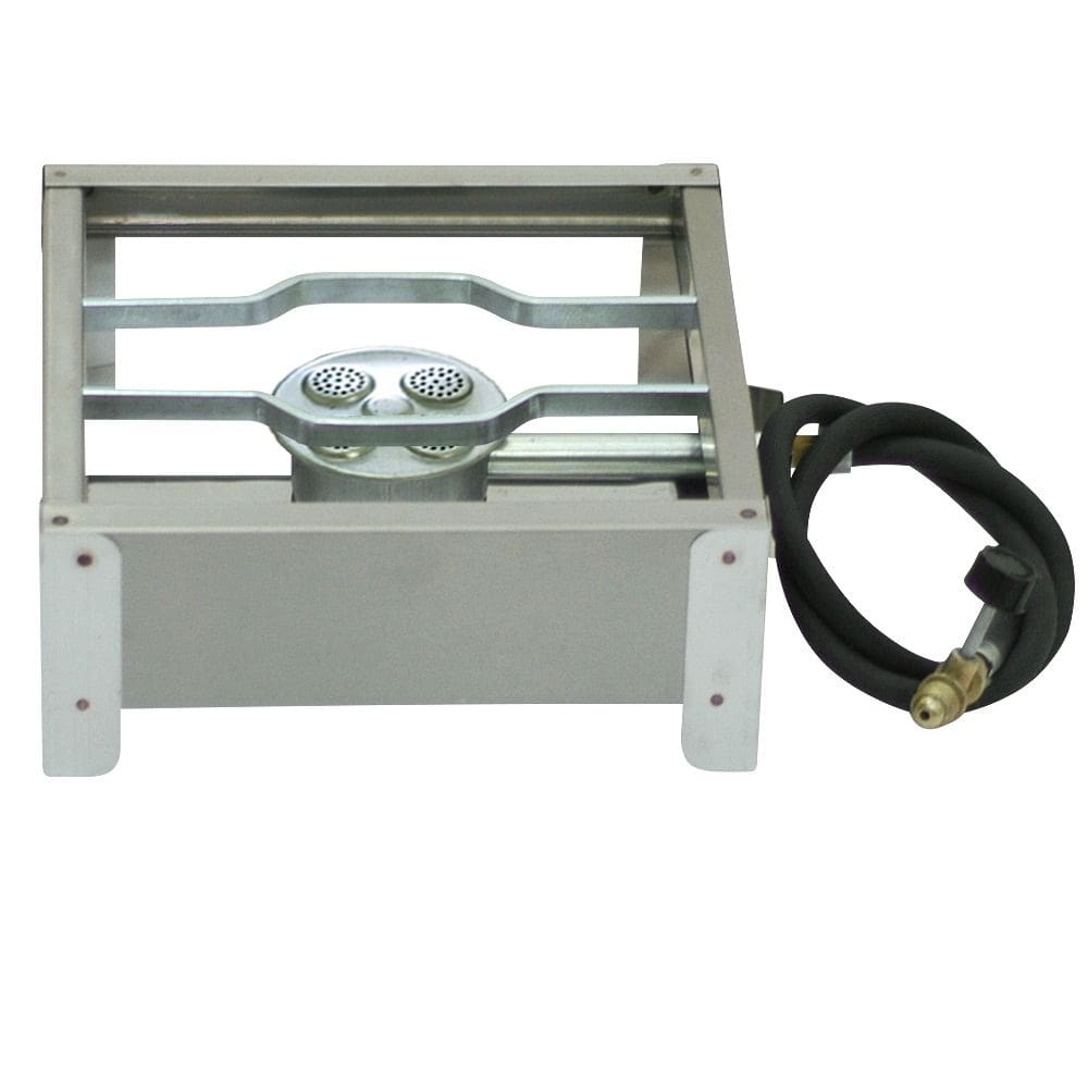 Fogão Fogareiro Inox 1Boca Caminhão Camping Pesca Portatil