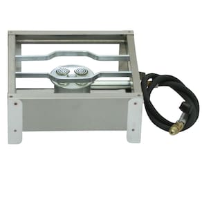 Fogão Fogareiro Inox 1Boca Caminhão Camping Pesca Portatil