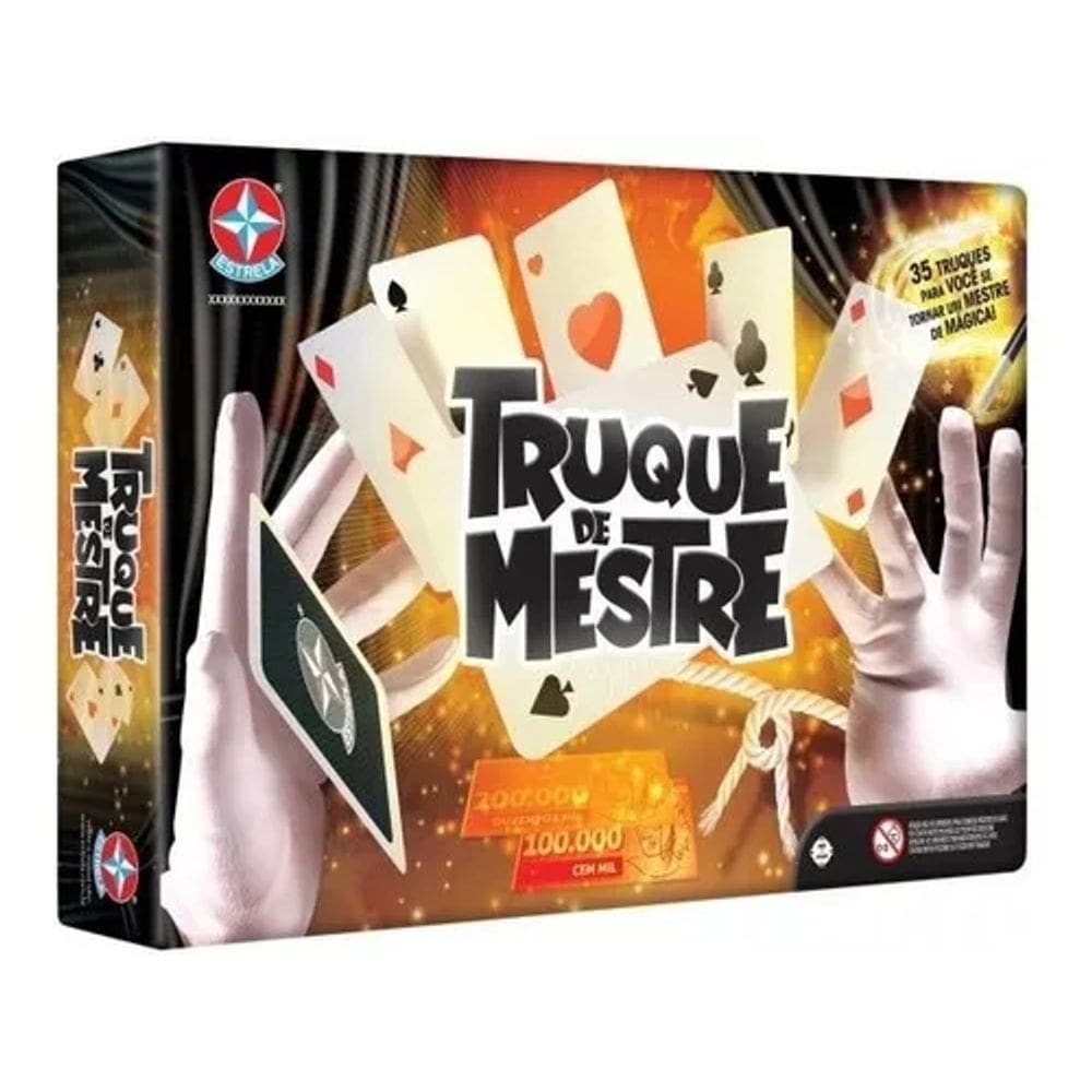 Jogo De Mágica Truque De Mestre - Estrela Brinquedos