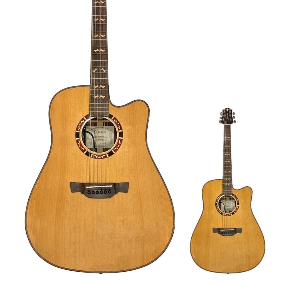 Violão Elétrico Aço Folk Crafter STG D-18CE PRO com Bag
