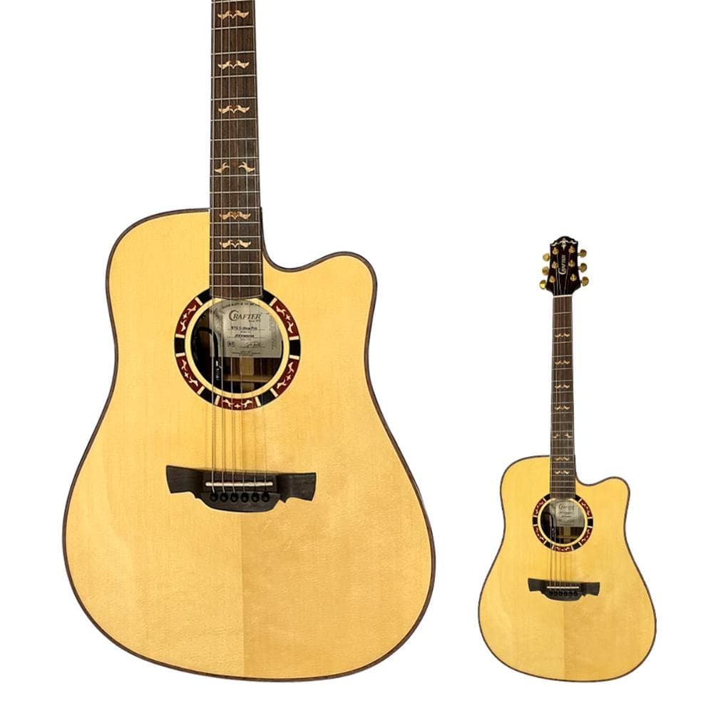 Violão Elétrico Aço Folk Crafter STG D-20CE PRO com Bag