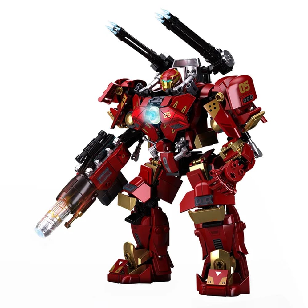 Hulk Buster 588 pçs Vingadores Bloco de Montar Brinquedo