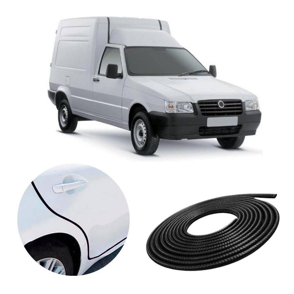 Borracha Protetora Borda Porta Veículo Fiorino 7x14 5 Metros [F103]