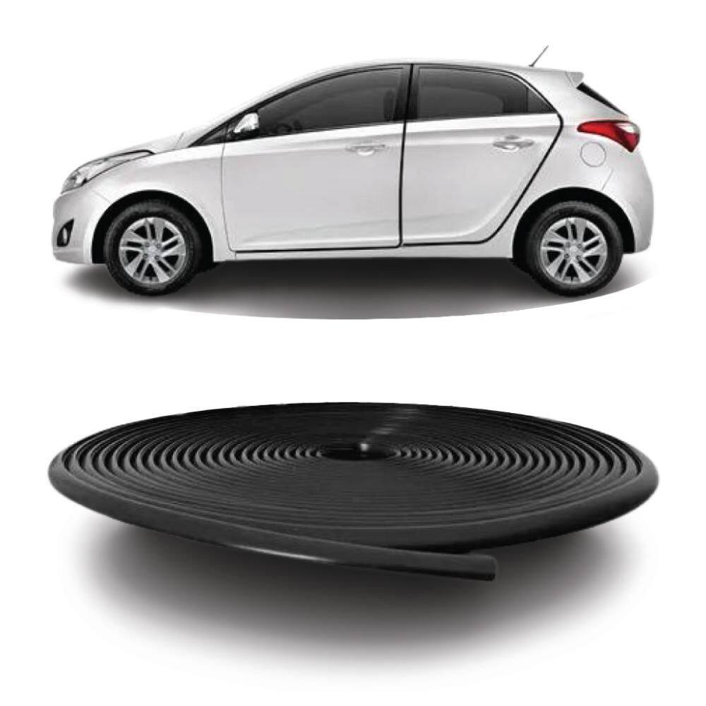 Borracha Protetora De Bordas Portas Carros Uso Universal 5m [F103]