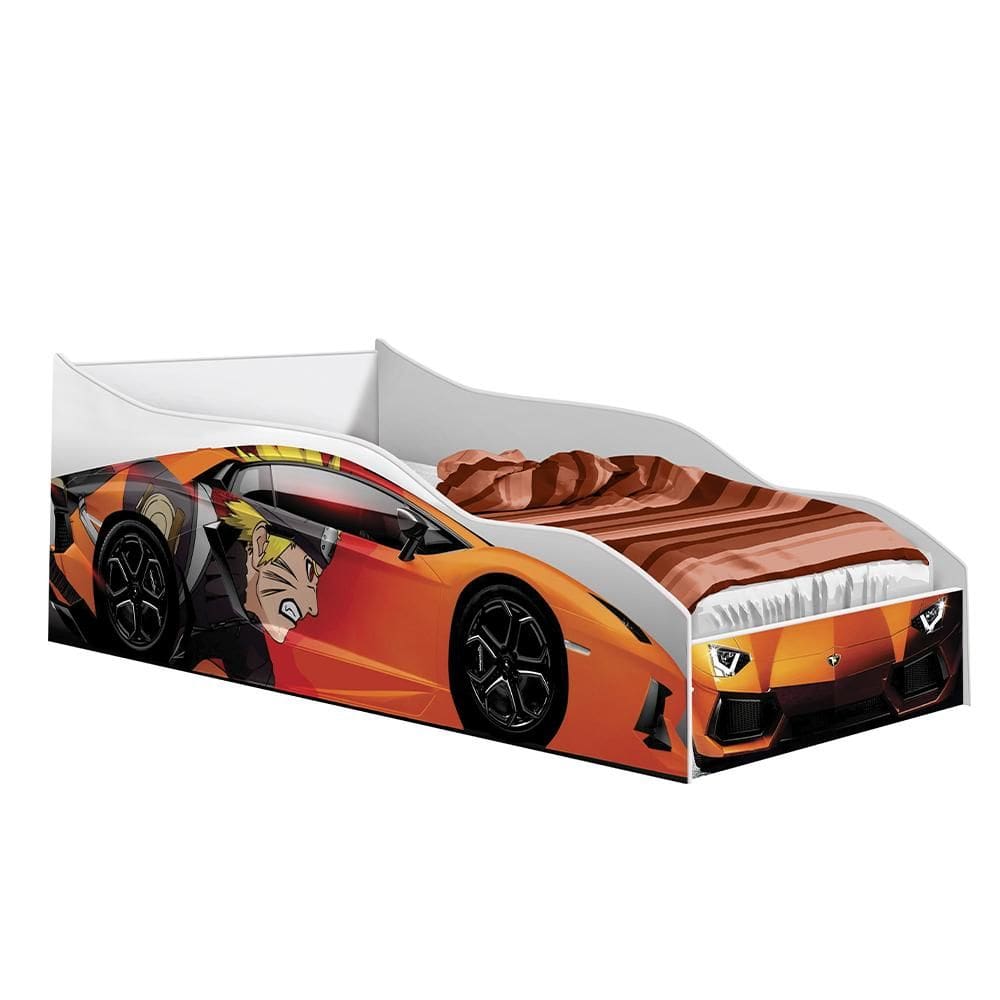 Cama Quarto Infantil Carro Com Colchão