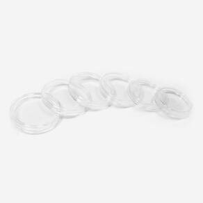 Kit 25 Acrílicos para Moedas 3BZN 40mm Convexo