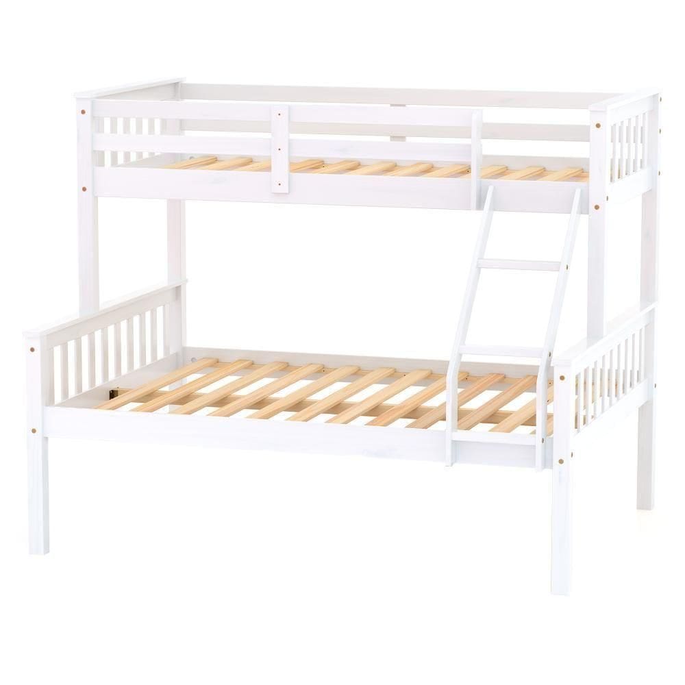 Beliche Casal/solteiro Premium Madeira Maciça Branco Megamobilia