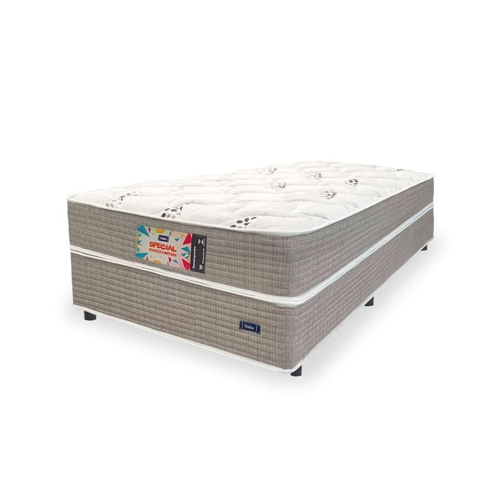Cama Box Evolution + Colchão Dabe Coleção Special 088x188