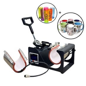 Prensa Térmica Sublimadora 2 em 1 Caneca e Long Drink Personalizada Transfer Importway Iwpts2x1