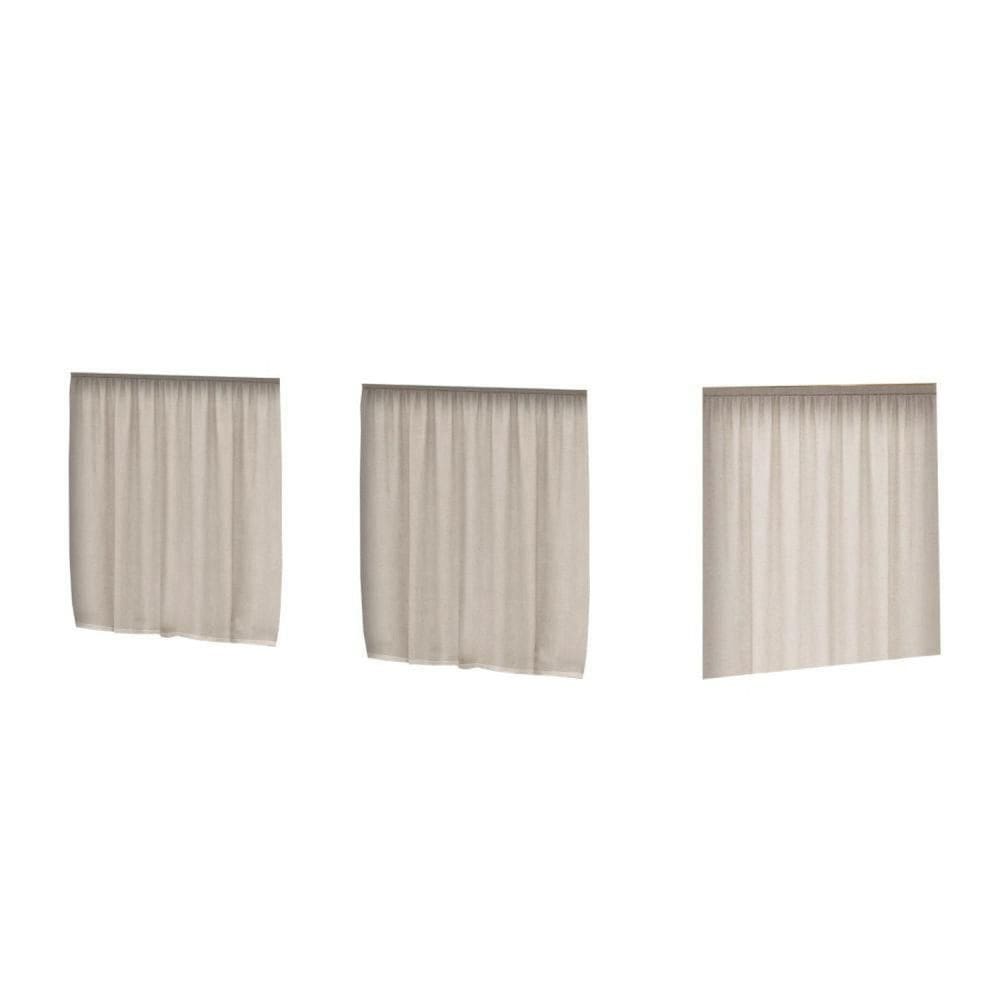 Tenda Cortina Jasmin Para Beliche Teen Play Casatema Creme