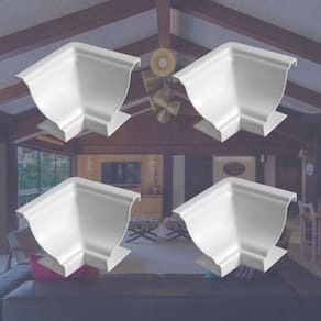 Kit 10 Caixas com 120 Peças Cantoneira Interna Pvc 25x25mm com Engate Rápido Permatti Branco
