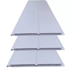 Kit 10 Caixas com 60 M² Forro de Pvc 8mm X 20 Cm X 3,00m Bariri Branco Gelo