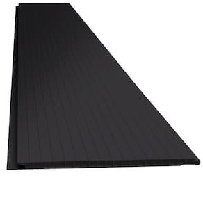Kit 10 Caixas com 60 M² Forro de Pvc 8mm X 20cm X 3,00m 6m² por Caixa Preto
