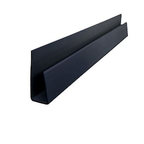 Kit 5 Caixas com 75 M Acabamento Perfil para Forro Pvc Preto 300cm Bariri Preto
