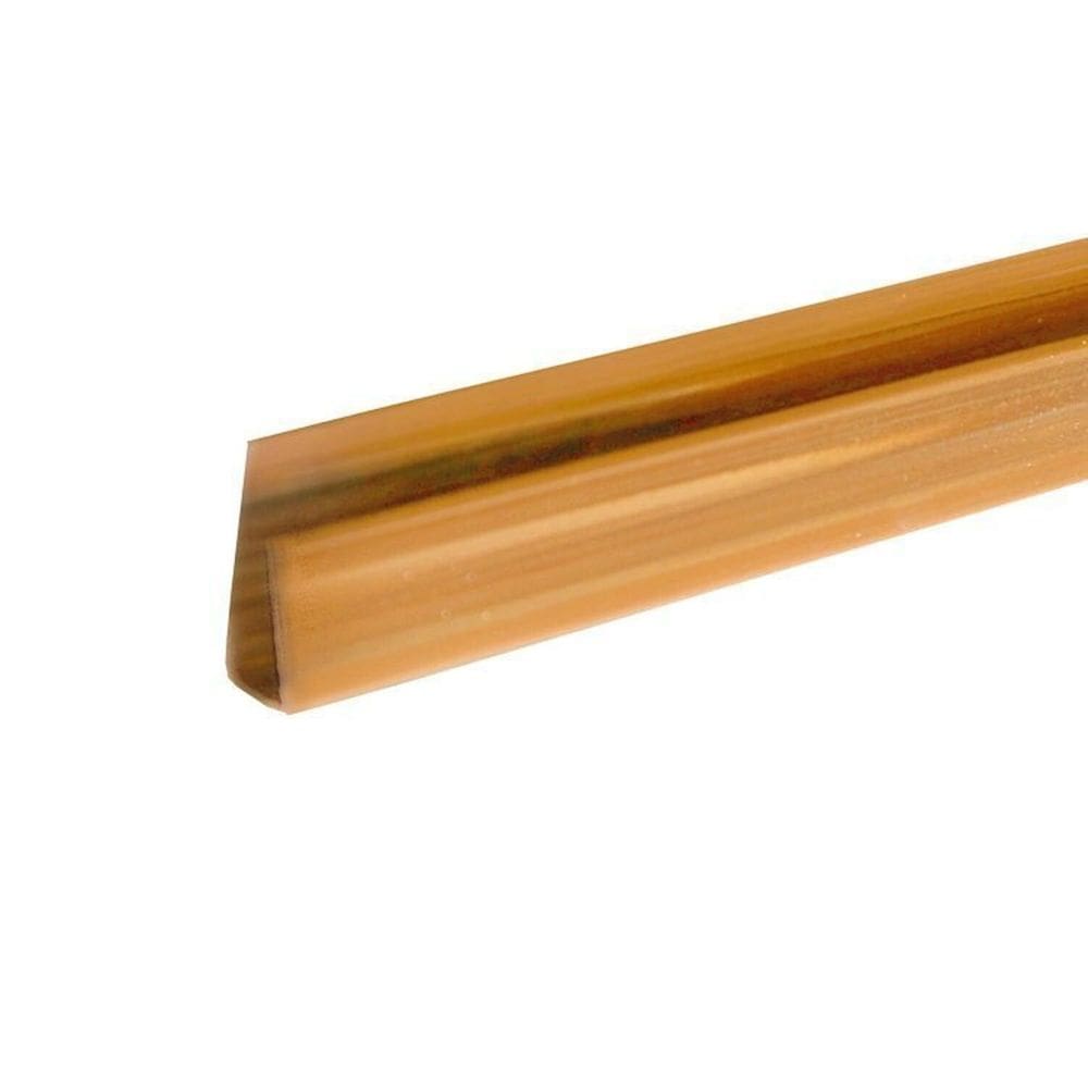 Kit 5 Caixas com 75 M Acabamento Perfil ”u” para Forro Pvc 8mmx3cmx3,00m Bariri Cerejeira