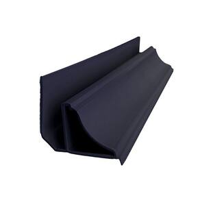 Kit 15 Caixas com 150 M Meia Cana Revestimento Pvc Preto 3m Bariri Preto