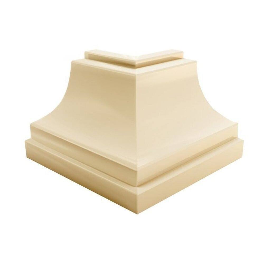 Kit 5 Caixas com 60 Unidades Canto Externo Polifort 8mm X 40mm Nogueira