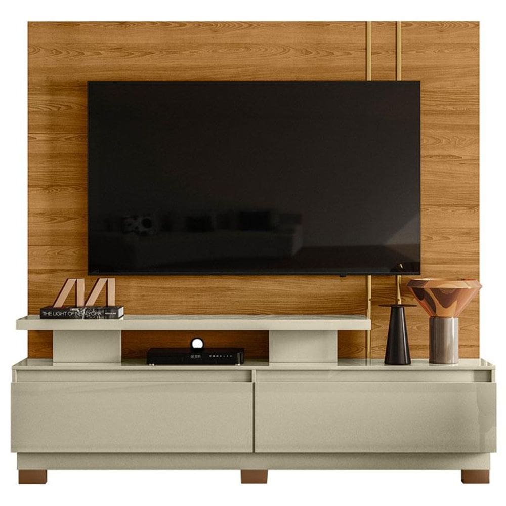Estante Home Theater New Apolo com Pés Cumaru Opala  – Madetec