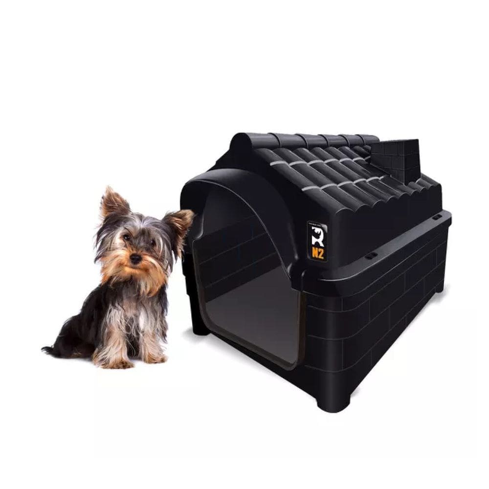 Casa N2 Dog Pet Shop Veterinário Acessórios Resistente Preto