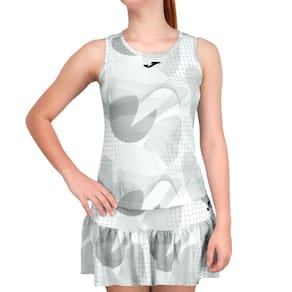 Regata Joma Lady Challenge Estampada Branca e Cinza
