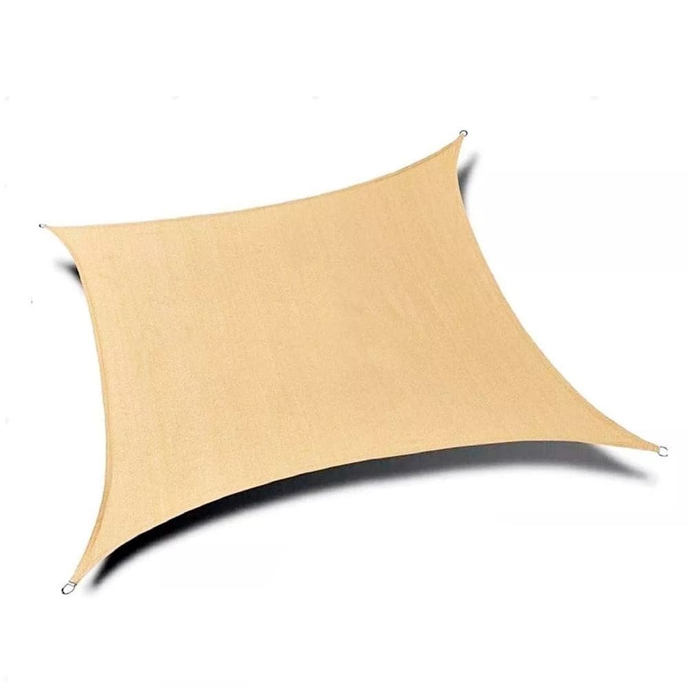 Tela Toldo Sombreamento Multiuso 5x5 Areia Quadrada