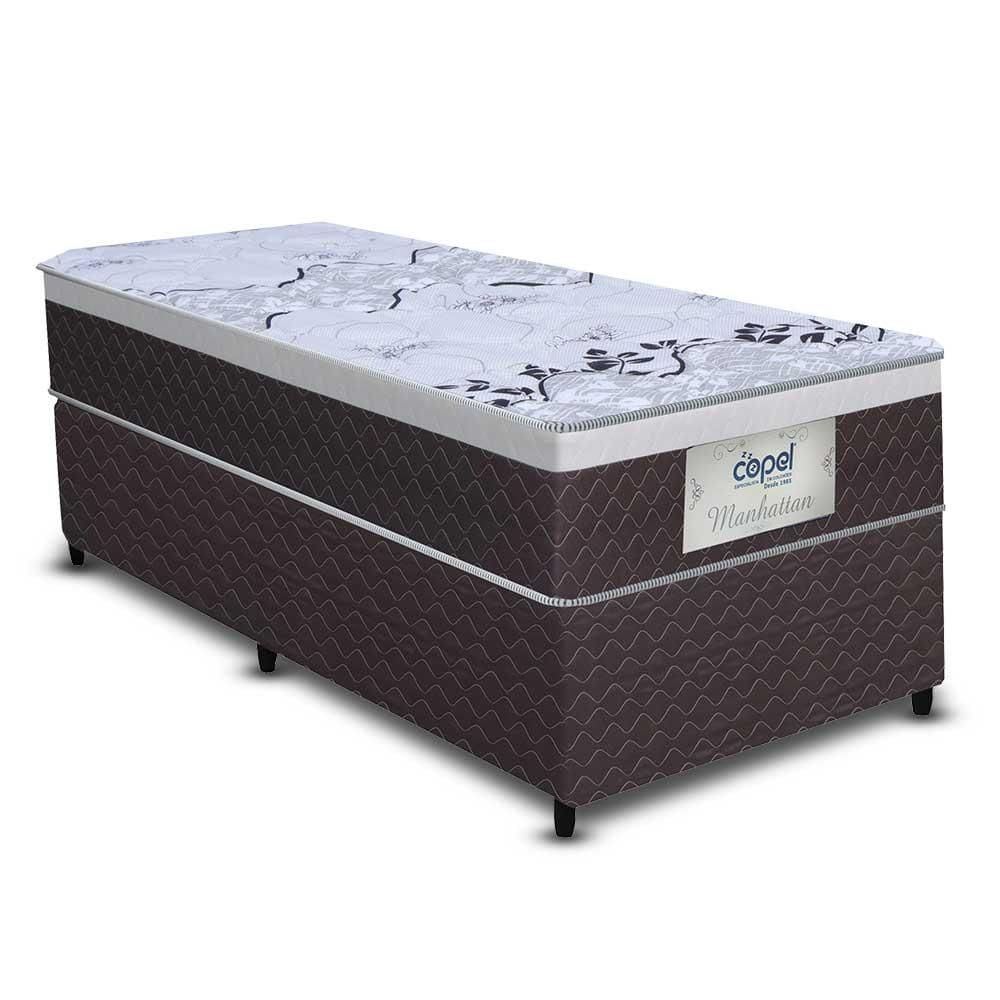 Cama box + Colchão Manhattan Molas Ensacadas - 088x188