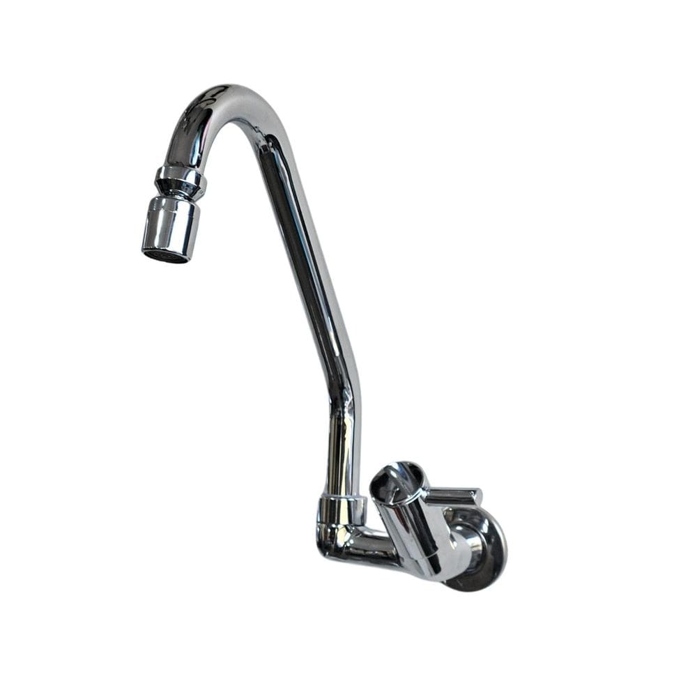 Torneira Cozinha Parede Bica Movel Metal 1174 C75 1/4 Volta