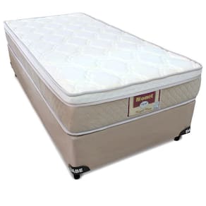 Cama Box com Colchão Monet SOLTEIRO - Molas Ensacadas - 088x188
