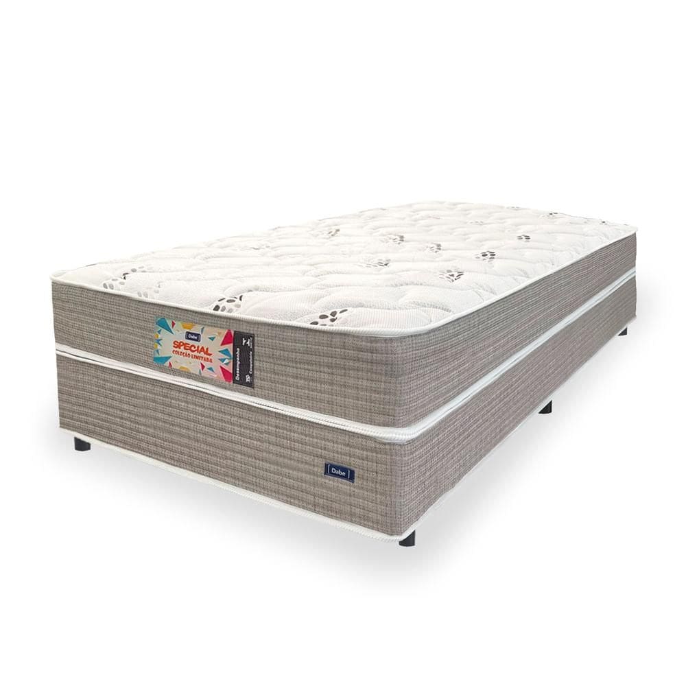 Cama Box Evolution com Colchão Dabe VIÚVA Coleção - 120x200