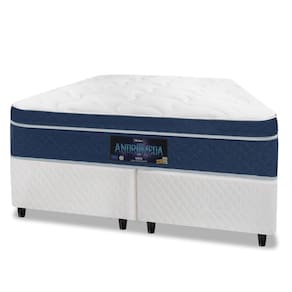 Cama Box King com Colchão Dabe Andromeda MACIO - 193x203