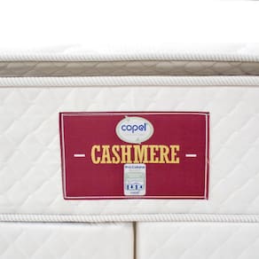 Cama box Baú Casal com Colchão Cashmere Pillow -138x188
