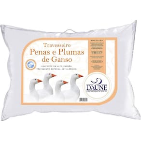 Travesseiro 80% Penas 20% Plumas Daune - 50x70