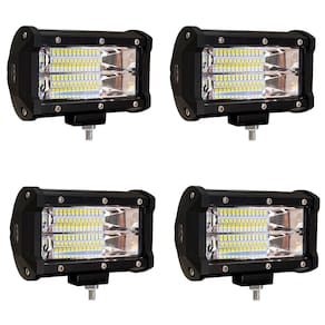 KIT de 4 Farol de milha 72W Lâmpada LED para Caminhão Trator Jipe Pickup LUMI-2238