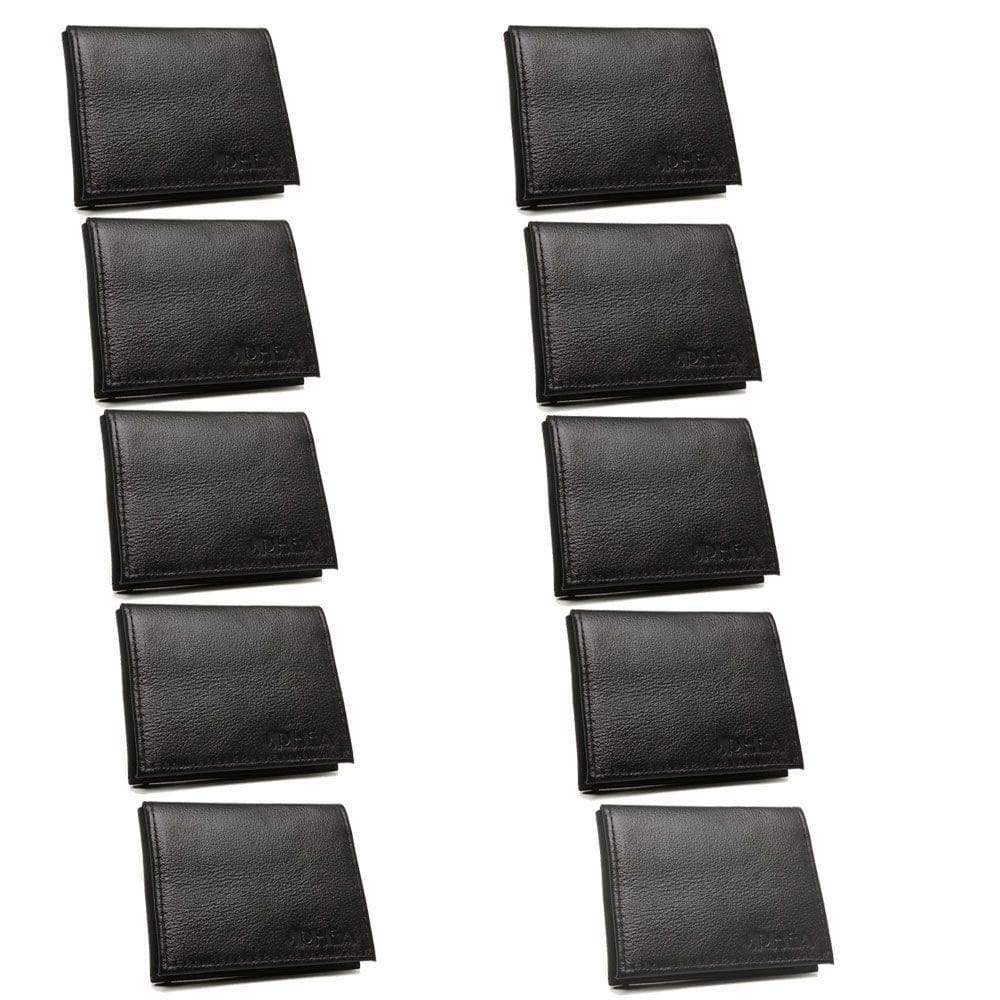 Kit 10 Carteira Masculina Couro Em L Plasticos Internos Porta CNH Cartoes e Cedulas Revenda