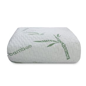 Protetor Impermeável De Colchão Queen Camesa Bamboo Blend Branco