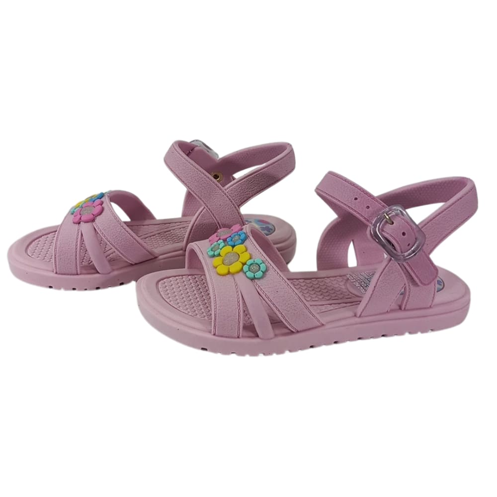 Sandália Papete Infantil Feminina para Bebê Conforto e Charme com Detalhes Delicados