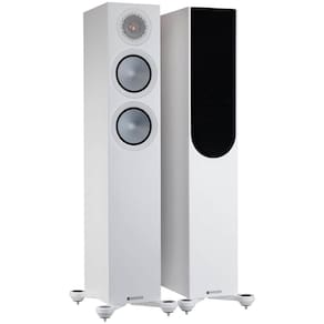 Monitor Audio Silver 200 7G Par de Caixas Acústicas Torre 2,5-vias 150W - Branco Cetim