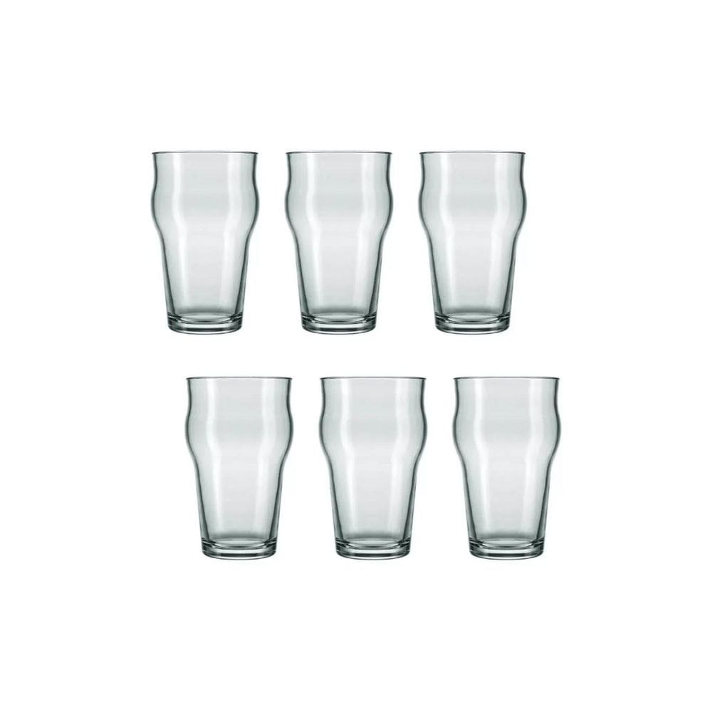 Jogo Copo Cerveja Artesanal Pint Stout 473ml Kit 6 Unidades