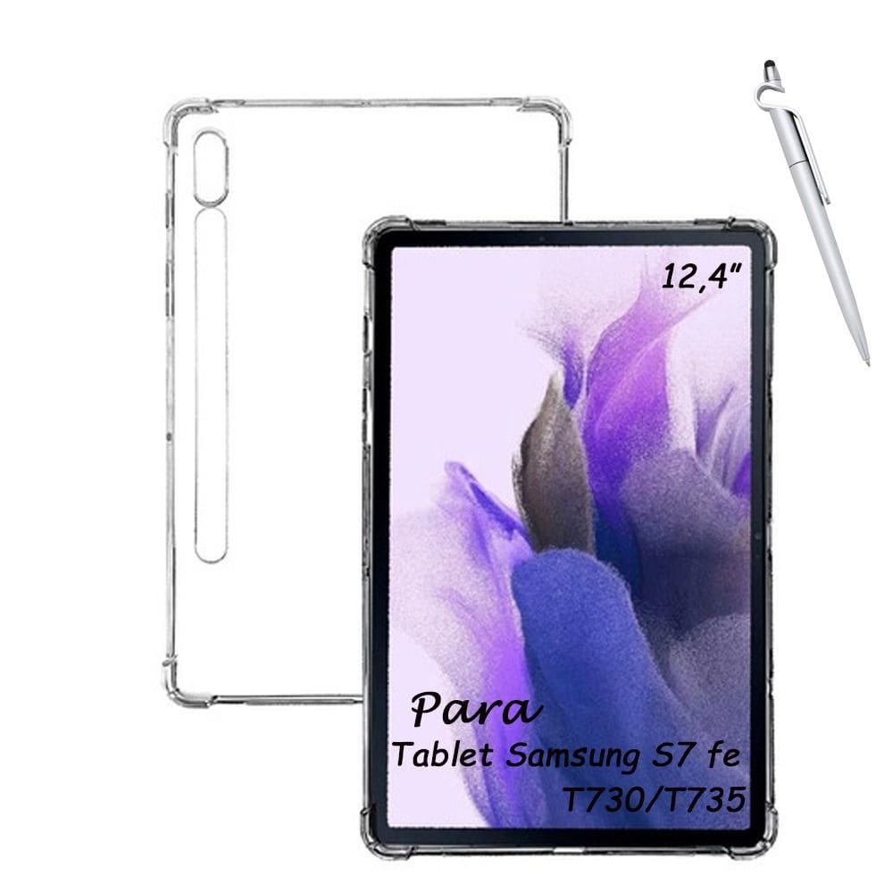 Melhor Capa Silicone para Tab T730 S7 Fe Plus  + Caneta