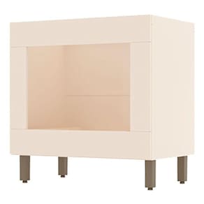 Balcão Para Forno De Embutir Connect Off White - Henn