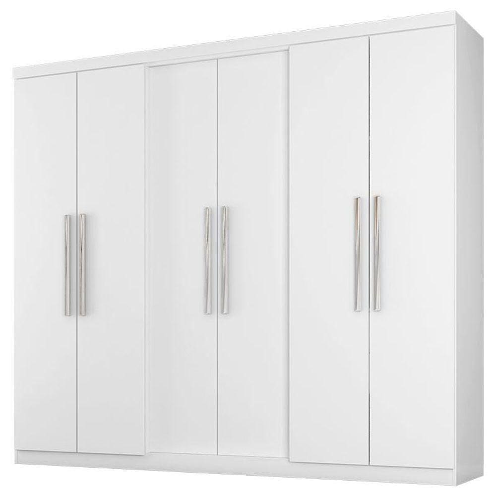 Guarda Roupa Casal Prime 6000 Branco - Araplac