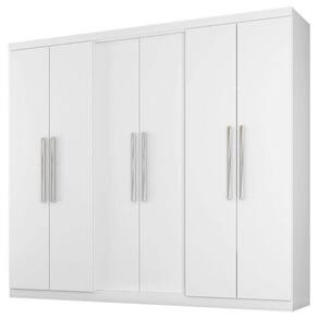 Guarda Roupa Casal Prime 6000 Branco - Araplac