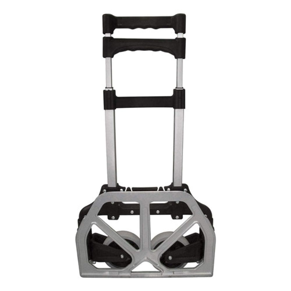 carrinho de mão dobrável retratil estoque carga 75kg + brind