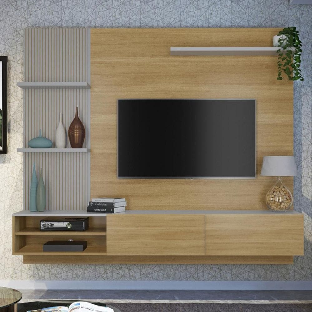 Painel para TV Até 65 Polegadas 2 Portas Montana Valdemoveis