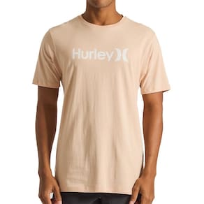 Camiseta Hurley O&O Solid SM25 Masculina Rosa