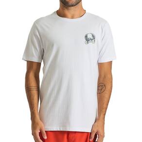 Camiseta Hurley Hard Wings SM25 Masculina Branco