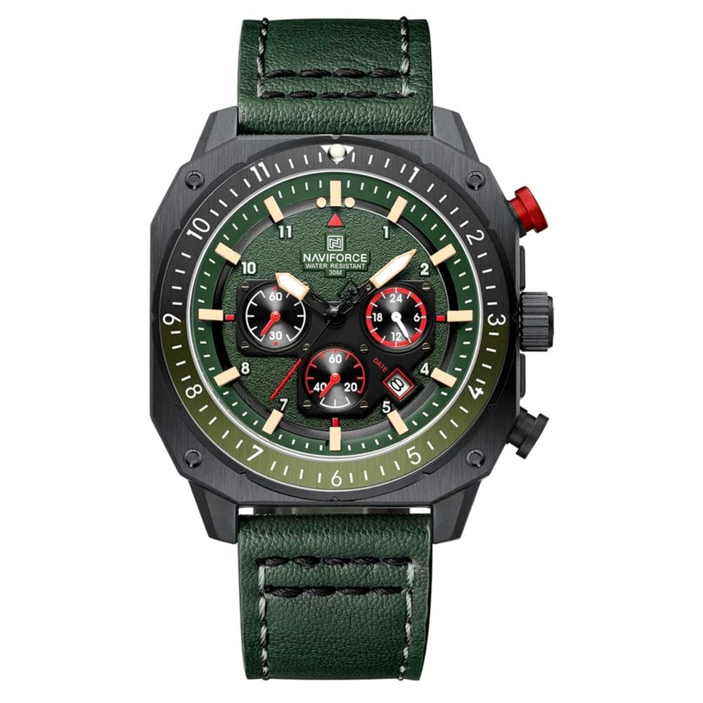 Relógio Esportivo Impermeável Masculino Estilo Quadrado Luminoso