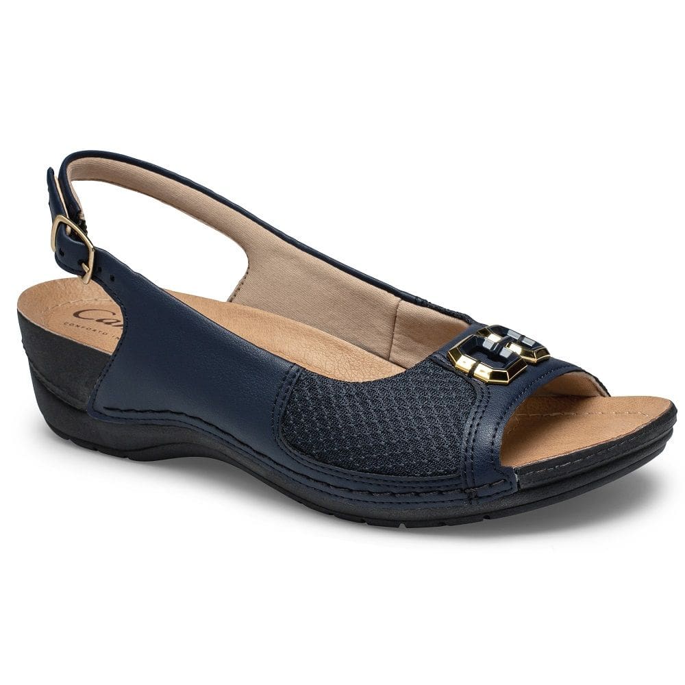 Sandália Blaqueada Campesi CP454 Feminina - Marinho