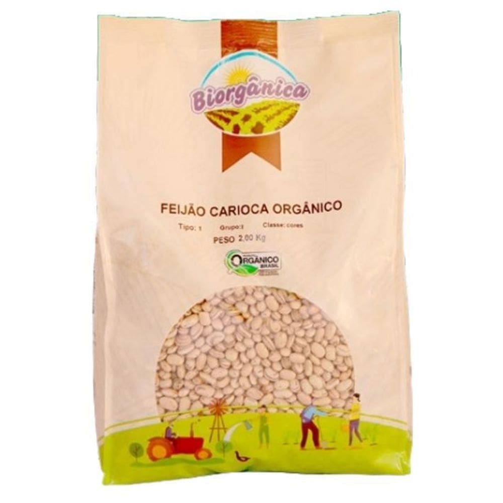 Feijão Carioca Orgânico Biorgânica 2Kg