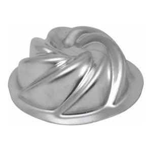 Forma Mini Vulcão Espiral - Novela (9x3,5cm - P) Alumínio